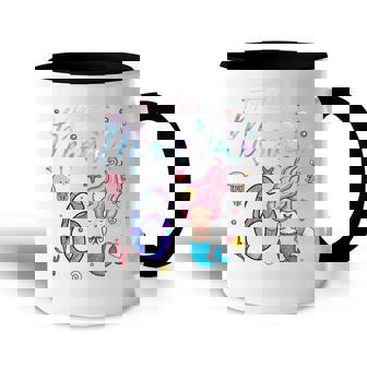 Kids 6 Year Old Gift This Mermaid Is 6Th Birthday Girl Daughter Accent Mug - Thegiftio