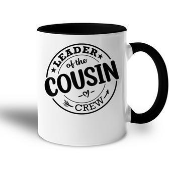 Leader Of The Cousin Crew - Best Big Cousin Crew Accent Mug - Thegiftio UK