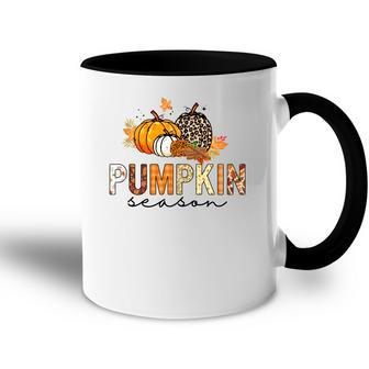 Leopard Pumpkin Season Fall Autumn Accent Mug - Seseable