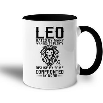 Lion Graphic Art July August Birthday Gifts Leo Zodiac Sign Accent Mug - Seseable