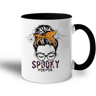 One Spooky Mama Spooky Mom Funny Mom Halloween Accent Mug - Seseable