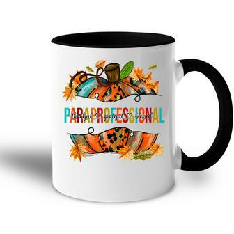 Paraprofessional Happy Fall Y’All Pumpkin Para Teacher Fall  Accent Mug