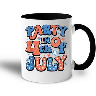 Party In The Usa Fourth Of July 4Th Of July Vintage Accent Mug - Seseable