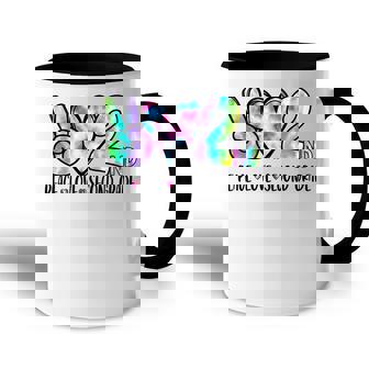 Peace Love Second Grade 2Nd First Day Of School Team Teacher Accent Mug - Thegiftio UK