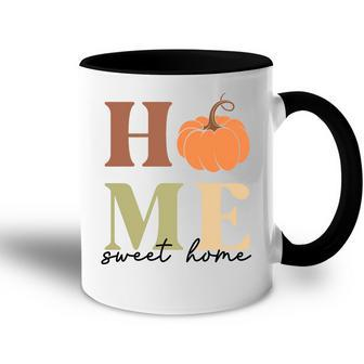 Pumpkin Home Sweet Home Cozy Fall Time Accent Mug - Seseable