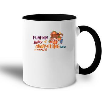 Pumpkin Spices And Everything Nice Fall Season Accent Mug - Seseable