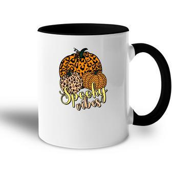 Pumpkins Thick Thights And Spooky Vibes Halloween Accent Mug - Seseable