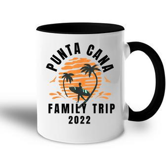 Punta Cana Family Vacation 2022 Matching Dominican Republic V3 Accent Mug - Seseable