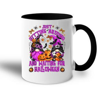 Purple Halloween Gnome For Women Witches Funny Witch Quote Accent Mug - Thegiftio UK
