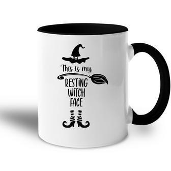 Resting Witch Face Funny Halloween Costume Trick Or Treat Accent Mug - Seseable