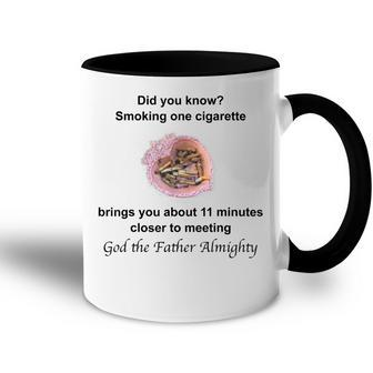 Sarcastic Smoking Brings You 11 Minutes Closer Anti Smoking Accent Mug - Thegiftio UK