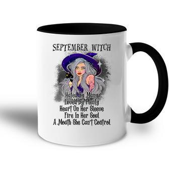 September Witch Funny Women Halloween Accent Mug - Thegiftio UK