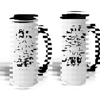 So I Creep Funny Ghost With Bats Halloween Spooky Season Accent Mug - Seseable