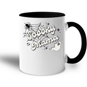 Spooky Mama T Funny Family Halloween Matching Gifts Accent Mug - Seseable