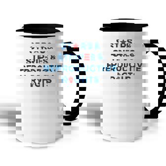 Stars Stripes Reproductive Rights 4Th Of July American Flag V3 Accent Mug - Seseable