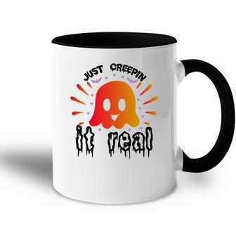 The Boos Just Creepin It Real Halloween Accent Mug - Seseable