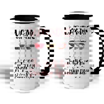 Warning The Girls Are Drinking Again Funny Humor Wine Lover Accent Mug - Thegiftio UK