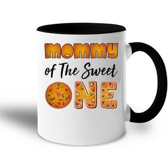 Womens Mommy Of The Sweet One Cookies 1St First Birthday Family Accent Mug - Thegiftio UK
