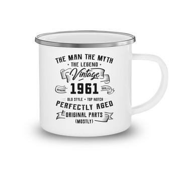 Mens Man Myth Legend 1961 61St Birthday Gift For 61 Years Old  Camping Mug
