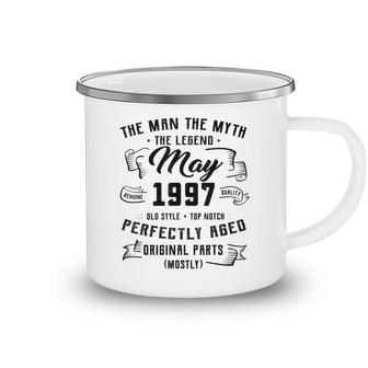 Mens Man Myth Legend May 1997 25Th Birthday Gift 25 Years Old  Camping Mug