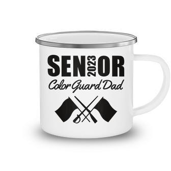2023 Senior Color Guard Dad Flag Marching Band Parent Helper Camping Mug - Thegiftio