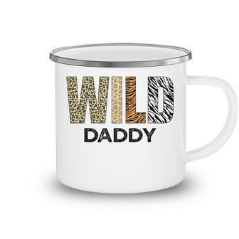 Daddy Of The Wild One Zoo Birthday Safari Jungle Animal Camping Mug - Thegiftio UK
