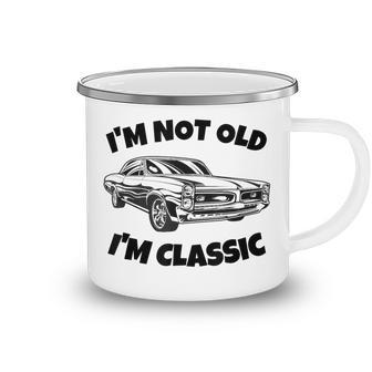 Im Not Old Im Classic Funny Classic Car Design Retired Camping Mug - Thegiftio