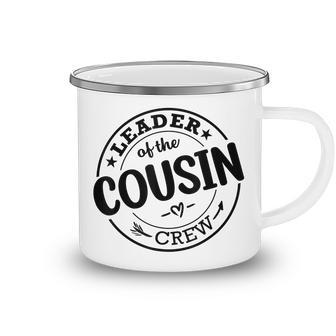 Leader Of The Cousin Crew - Best Big Cousin Crew Camping Mug - Thegiftio UK