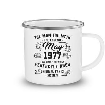 Mens Man Myth Legend May 1977 45Th Birthday Gift 45 Years Old Camping Mug - Thegiftio UK
