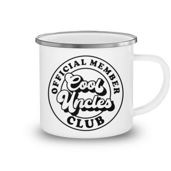 Official Member Cool Uncles Club Vintage Fathers Day Camping Mug - Thegiftio UK