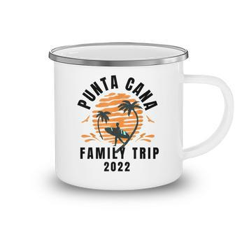 Punta Cana Family Vacation 2022 Matching Dominican Republic V3 Camping Mug - Seseable