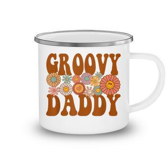 Retro Groovy Daddy Matching Family 1St Birthday Party Camping Mug - Thegiftio UK