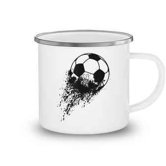 Soccer Player Sports Vintage Men Boys Soccer Camping Mug - Thegiftio UK