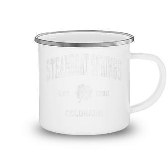 Steamboat Springs Colorado Vintage Shamrock Sports Camping Mug - Thegiftio UK