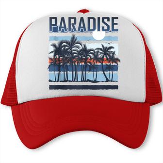 Paradise Tropical Beach Summer  Trucker Cap