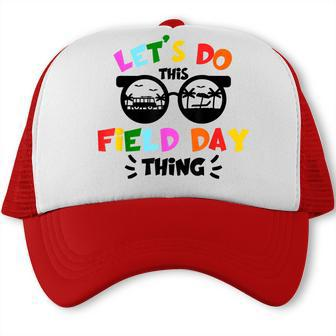 Field Day Thing Summer Kids Field Day 22 Teachers Colorful Trucker Cap | Seseable CA