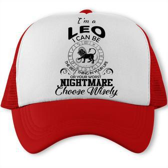 Leo Zodiac Sign Funny Horoscope Lion Birthday Party Costume Trucker Cap | Seseable CA