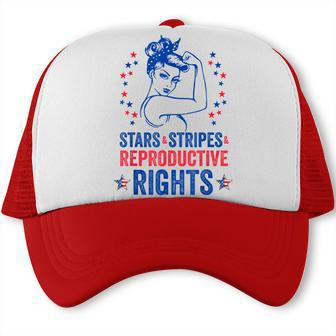 Patriotic 4Th Of July Stars Stripes Reproductive Right Trucker Cap | Seseable CA