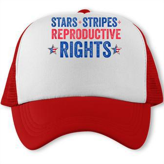 Patriotic 4Th Of July Stars Stripes Reproductive Right V5 Trucker Cap | Seseable CA