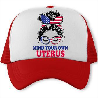 Pro Choice Mind Your Own Uterus Feminist Womens Rights Trucker Cap - Seseable