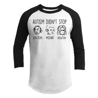Autism Awareness Autism Didnt Stop Mom Dad Kids Gifts Youth Raglan Shirt - Thegiftio UK
