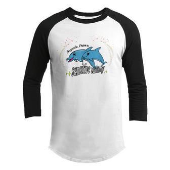 Be Gentle I Have A Sensitive Tummy Man Woman Kids Youth Raglan Shirt - Thegiftio UK