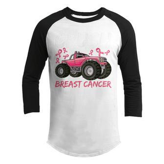 Boys Breast Cancer Awareness For Boys Kids Toddlers V2 Youth Raglan Shirt - Thegiftio UK