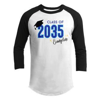 Evangeline Class Of 2035 Youth Raglan Shirt - Thegiftio UK