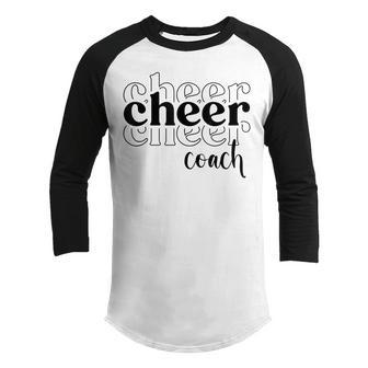 Funny Cheer Coach Cute Cheer Leader Happy Game Day Classic Youth Raglan Shirt - Thegiftio UK