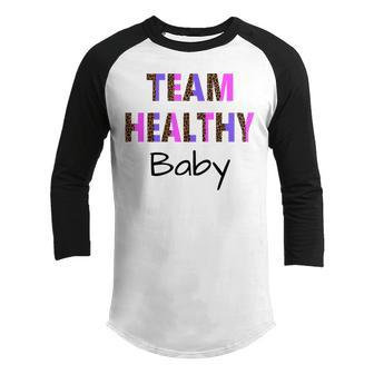 Funny Gender Reveal For Family Cool Baby Shower Party Family Youth Raglan Shirt - Thegiftio UK