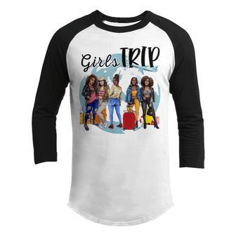 Girls Trip Black Women Queen Melanin African American Pride V3 Youth Raglan Shirt - Thegiftio UK