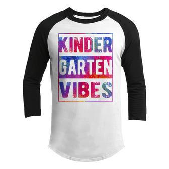 Hello Kindergarten First Day Of Kindergarten Vibes Only Kind V2 Youth Raglan Shirt - Thegiftio UK