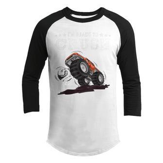 Im Ready To Crush 2 Monster Truck 2Nd Birthday Gift Boys Youth Raglan Shirt - Thegiftio UK