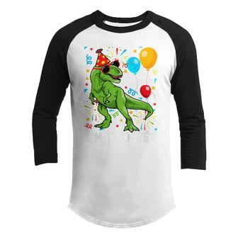 Kids 2 Year Old Gifts 2-Rex 2Nd Birthday Boy Dinosaur T Rex Youth Raglan Shirt - Thegiftio UK